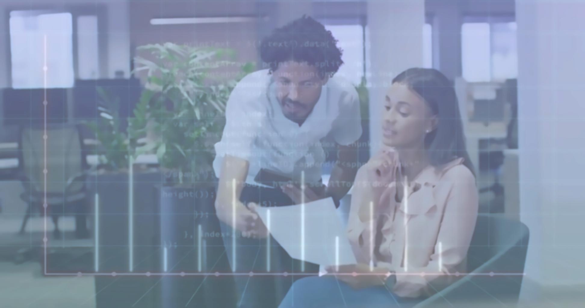 Studenten werken samen aan een casino game development project